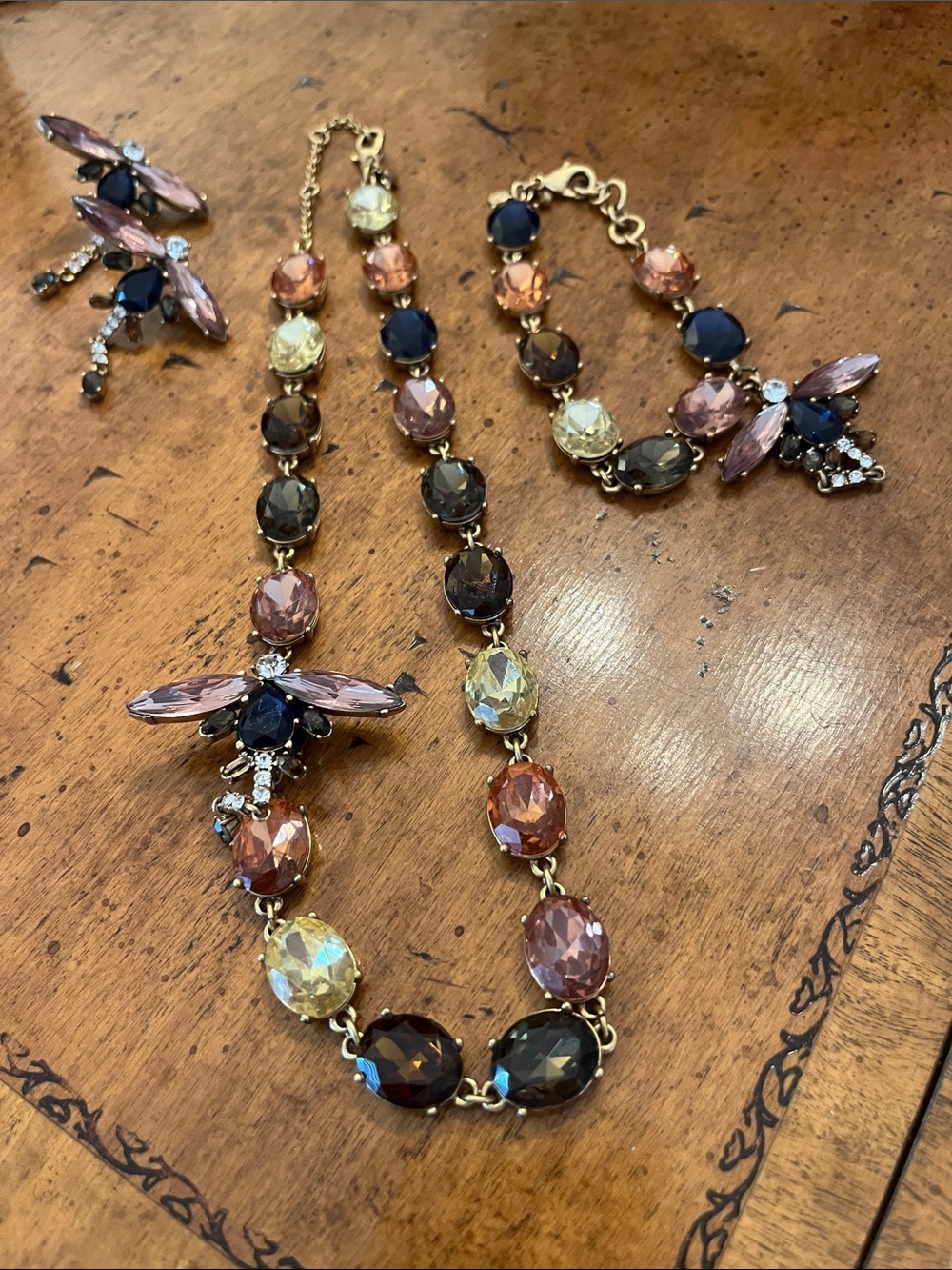 Ann Taylor Dragon Fly Jewelry Set